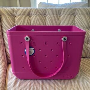 NWT Bogg Bag Original Large Tote - Haute Pink